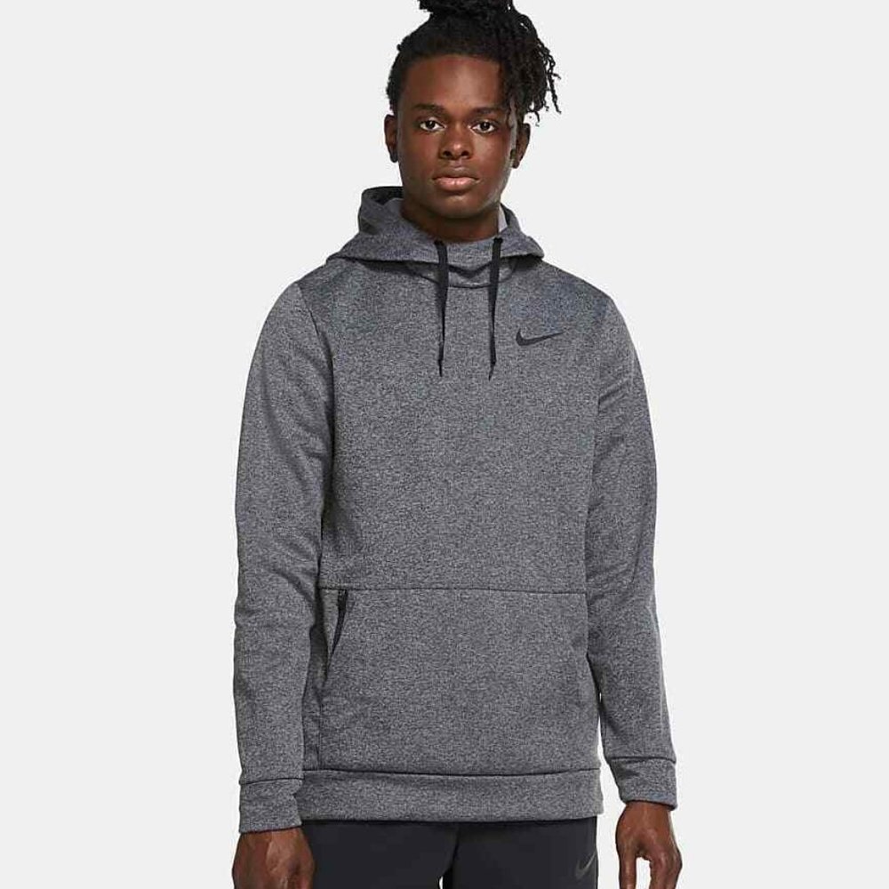 Nike Therma Men's Pullover Training Hoodie | Grey/Black | Size: S-Tall